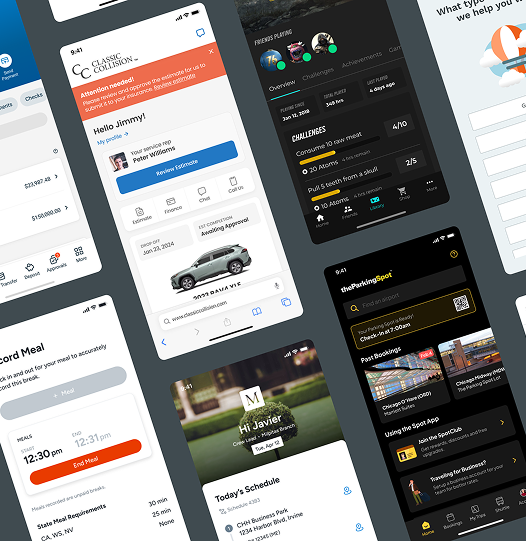 Mobile product interface designs